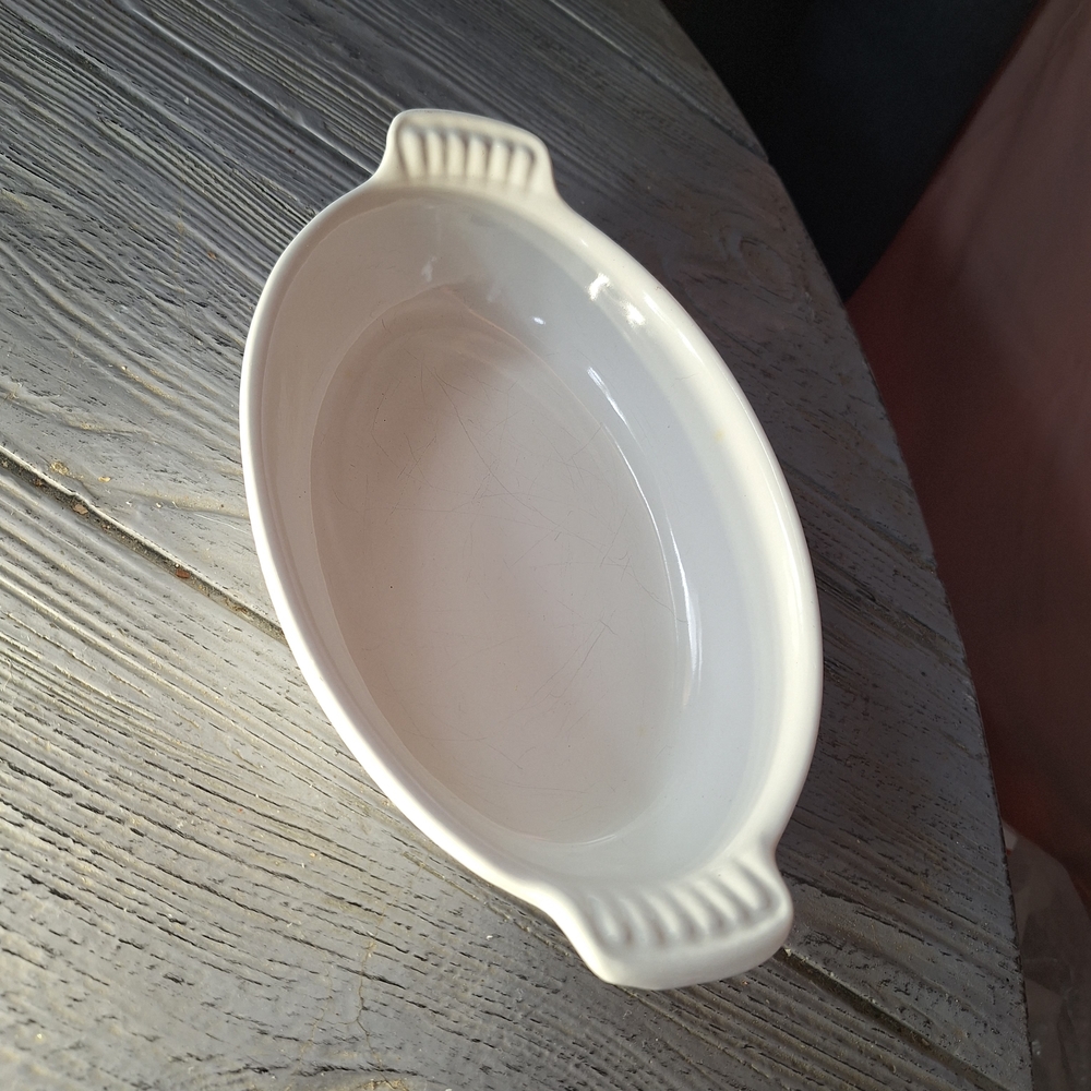 Vintage Le Creuset Enameled Cast Iron Casserole Dish 20 Centimeters In Diameter - Picture 4 of 10